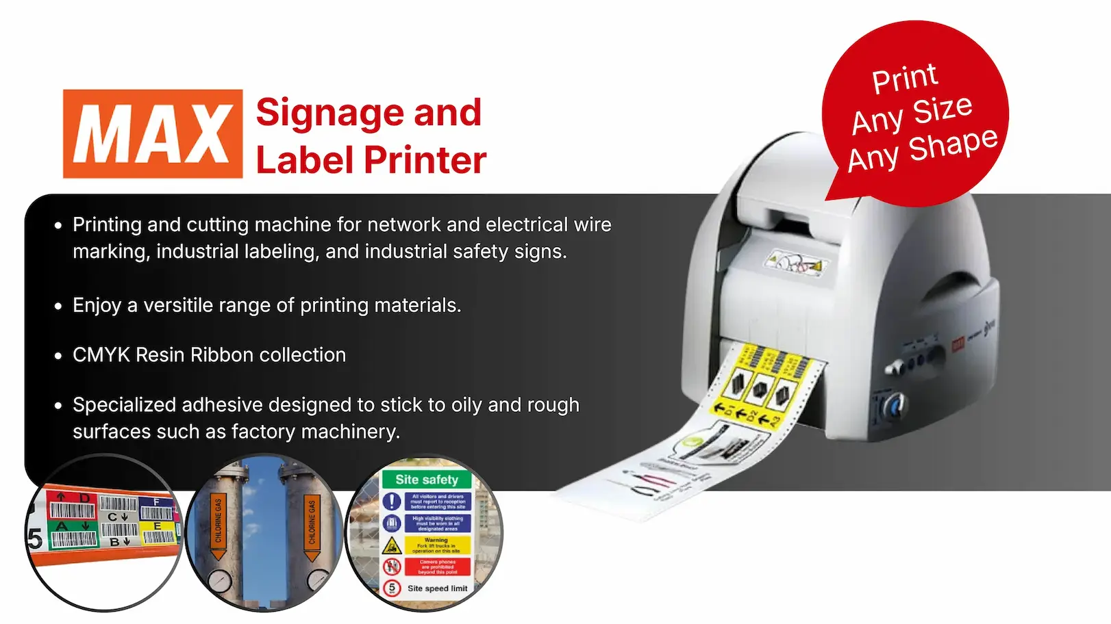 Signage and Label Printer